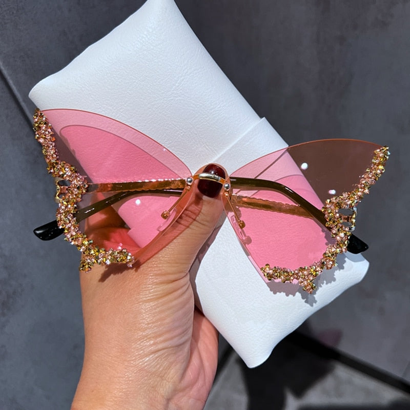 Diamond Butterfly Sunglasses