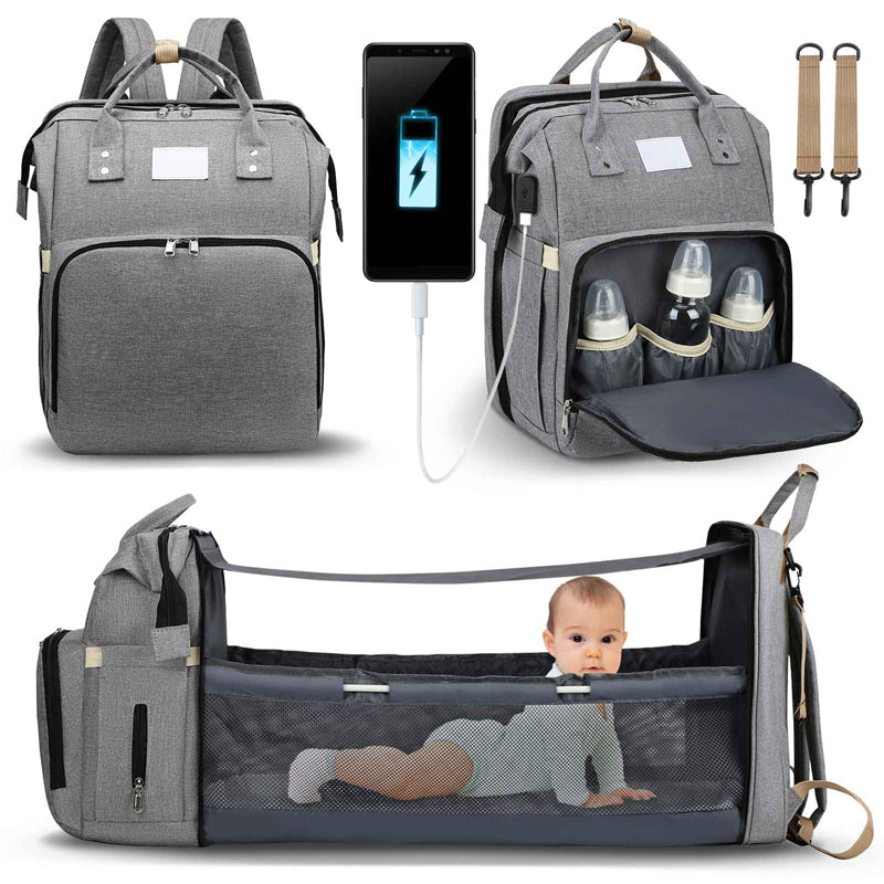 Multifunctional Mommy Bag - Portable Baby Bed